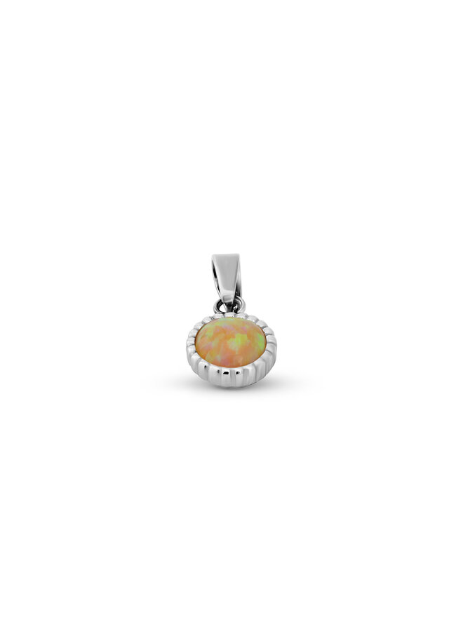 Melano Friends hanger Sunny Bali Fire Mexican Opal Zilverkleurig