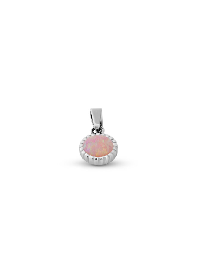 Melano Friends hanger Sunny Bali Pink Opal Zilverkleurig