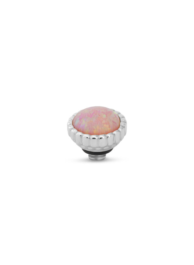 Melano Twisted meddy Bali Sun Pink Opal Zilverkleurig