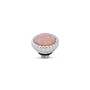 Melano Twisted meddy Bali Sun Pink Opal Zilverkleurig