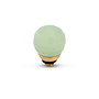 Melano Twisted meddy Facet CZ Ball Soft Green Goudkleurig