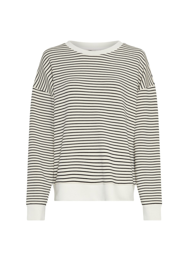 Sweater Ima Q Stripe Oatmeal/Black