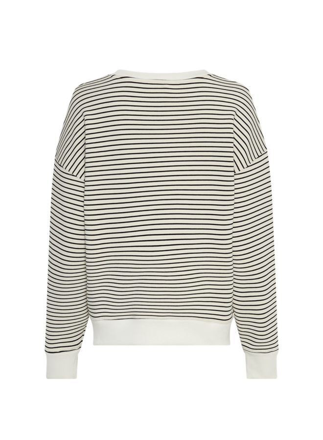 Sweater Ima Q Stripe Oatmeal/Black