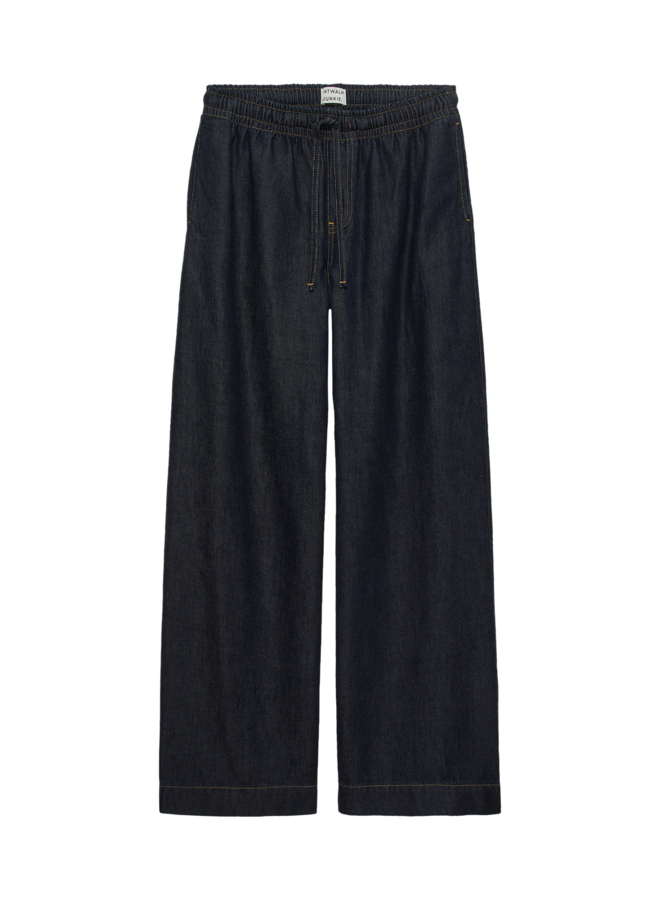 Broek Denim Jogger Dark Blue