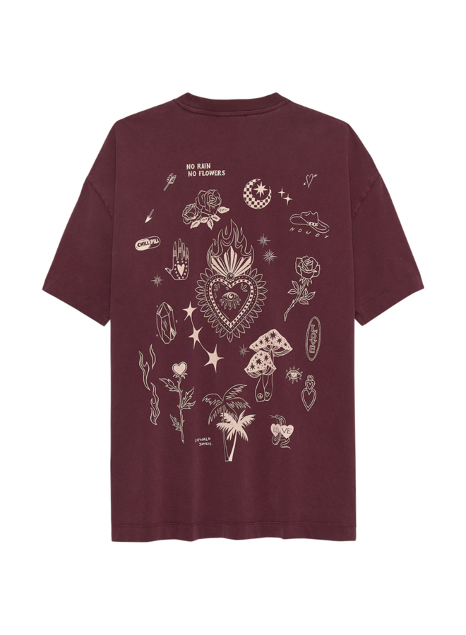 T-shirt Oversized Graphic Winetasting