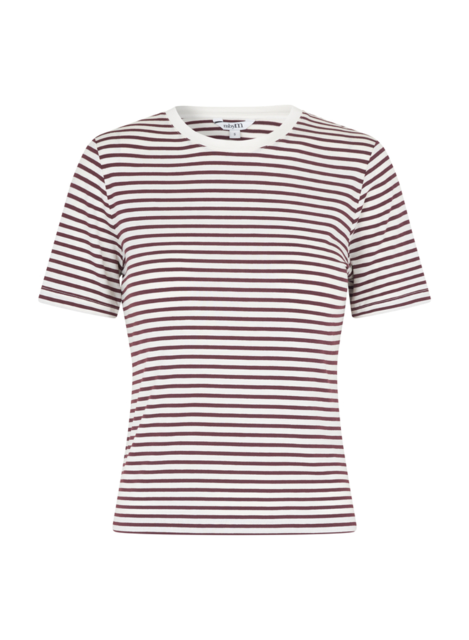 T-shirt Julie-M Sugar Wine Stripe