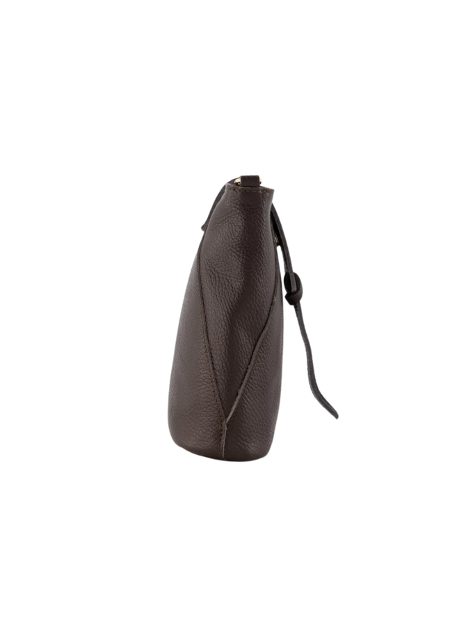 Jewelz tas Kendra Classic Grain Donkerbruin/Goudkleurig