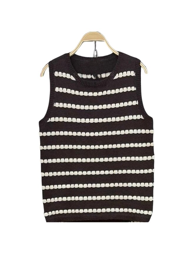 Top Nikki Bruin/Crème Onesize