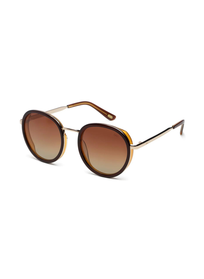 iKKi zonnebril Bibi 36-34 Gold Brown/Gradient Brown