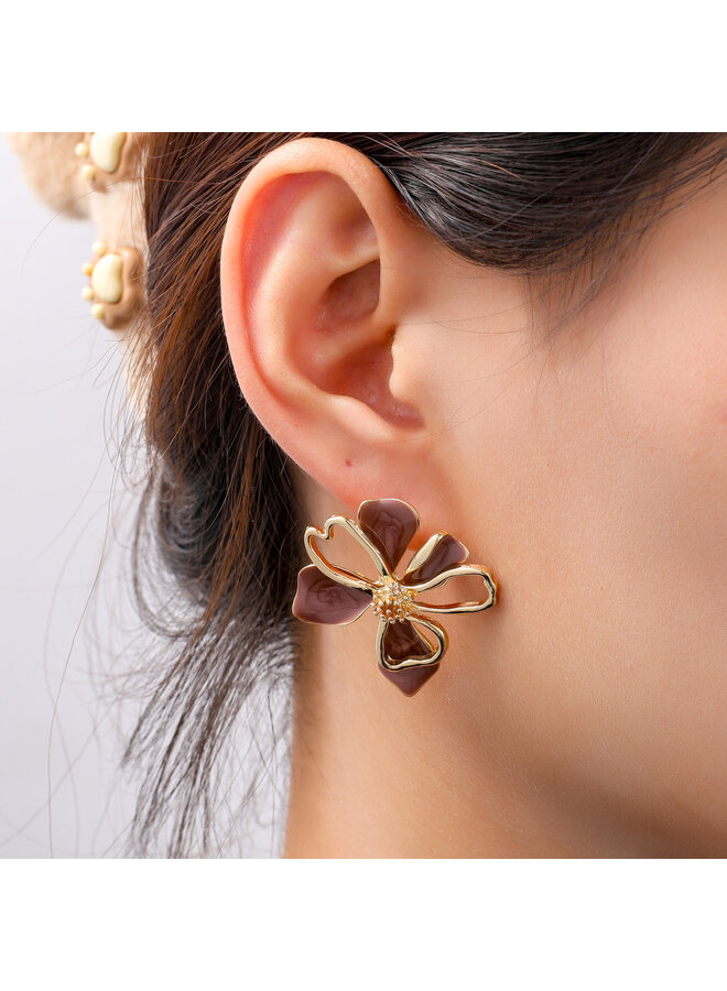 Day & Eve oorbellen E55028-2 Goudkleurig