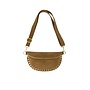 Jewelz tas Debby Suède Taupe/Goudkleurig