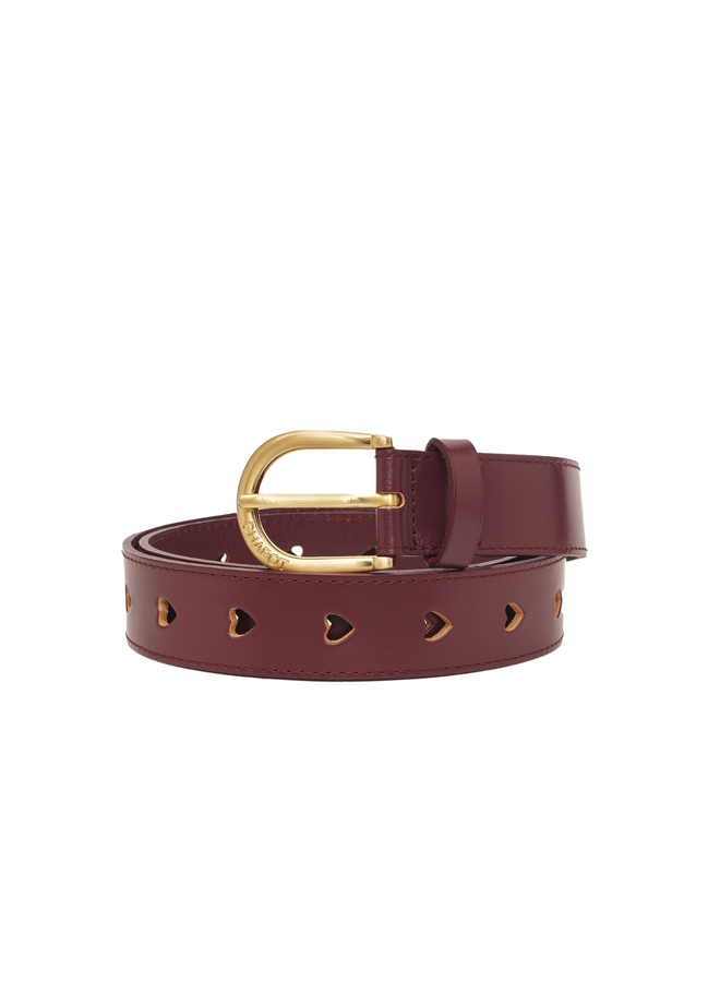 Riem Cut It Out Heart Deep Burgundy