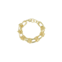 LOTT. armband Knotted Link Goud Verguld