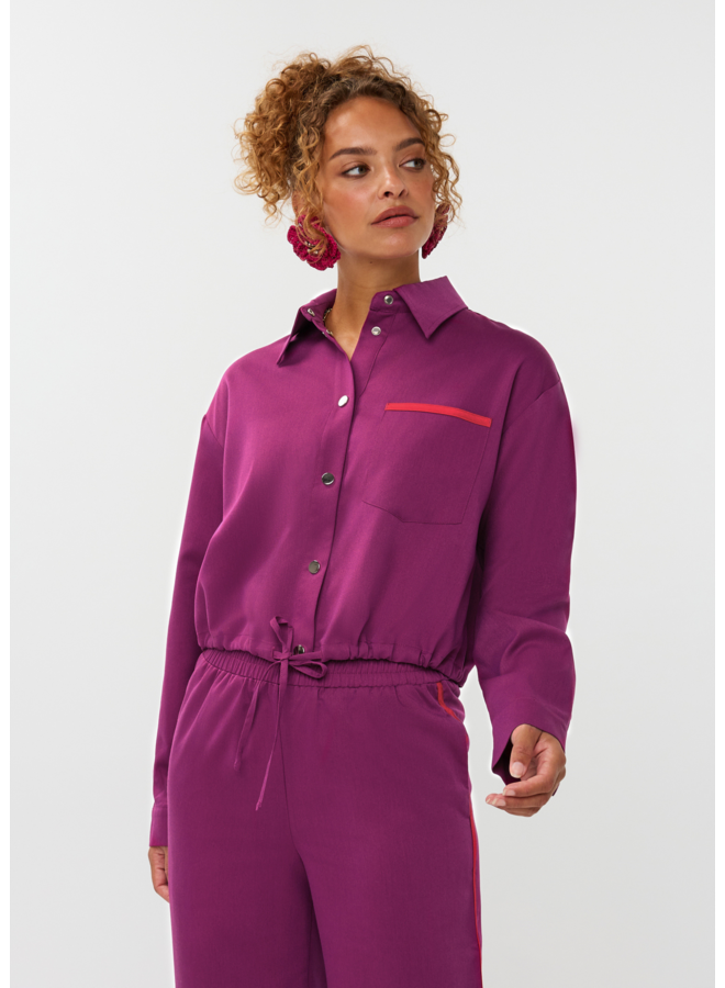 Blouse Kess Fuchsia Purple/Red
