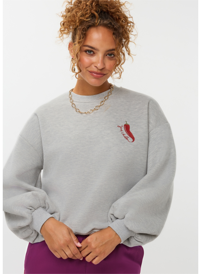 Sweater Just Chillin Grey Melange