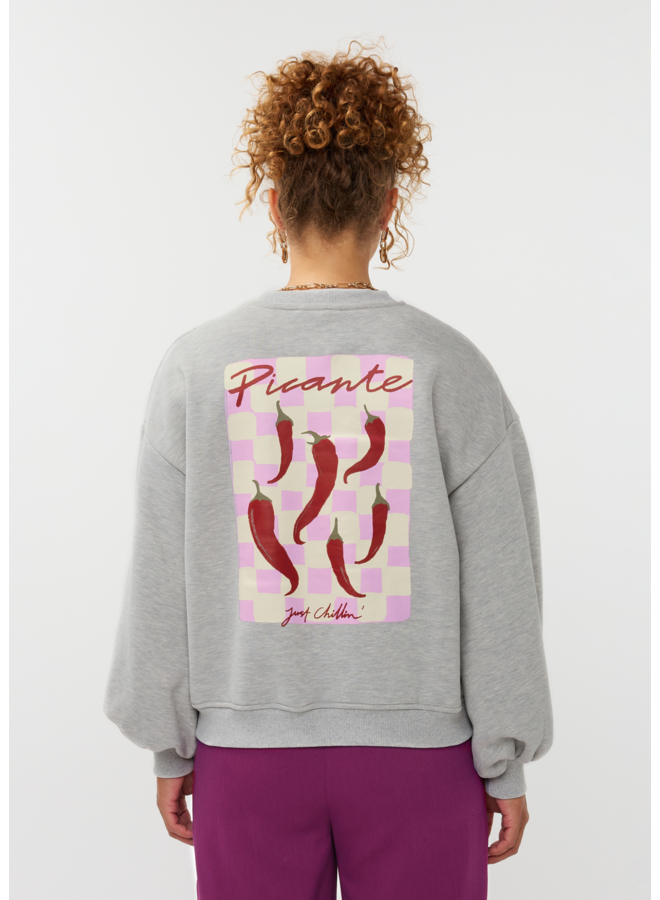 Sweater Just Chillin Grey Melange