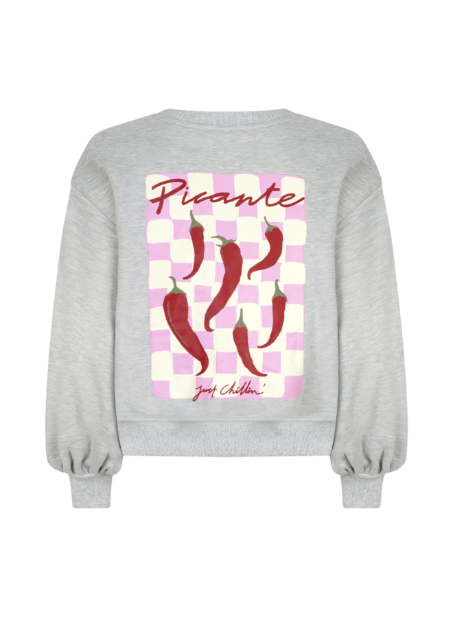 Sweater Just Chillin Grey Melange