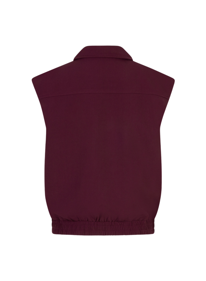 Gilet Danielle Burgundy