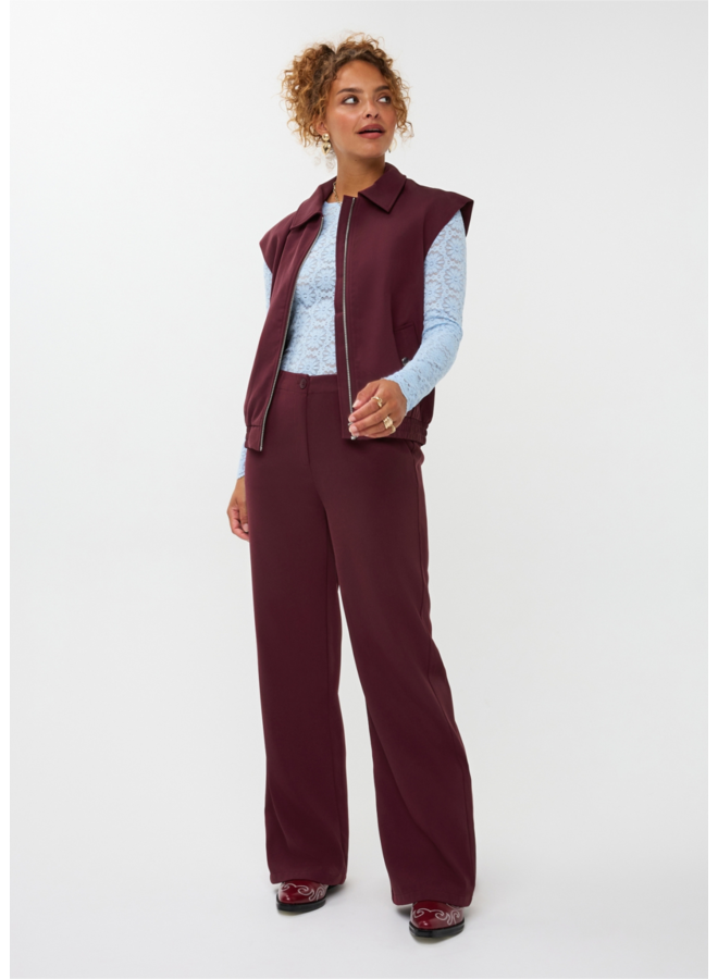 Broek Solange Burgundy