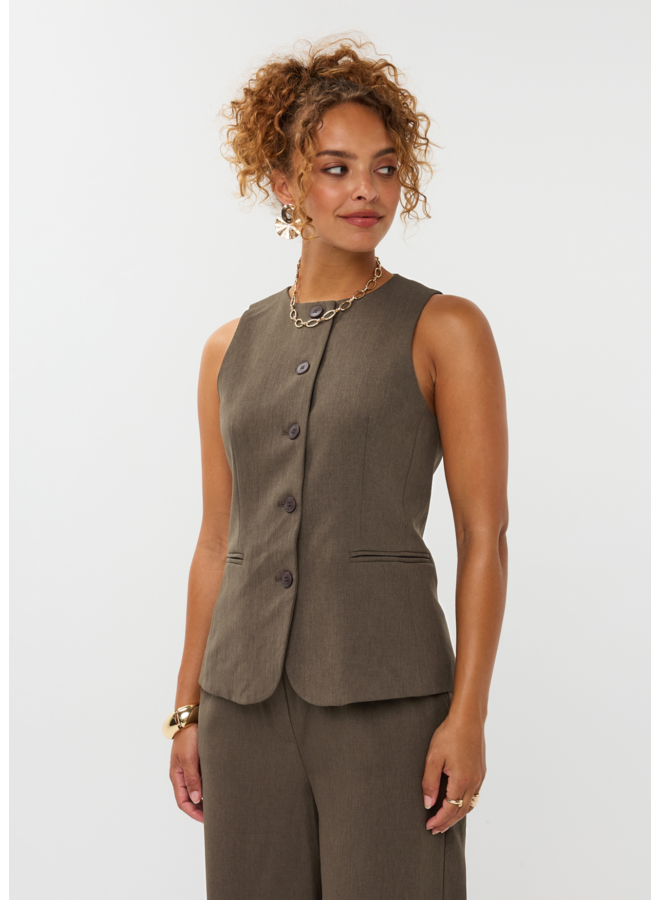 Gilet Mellie Mud