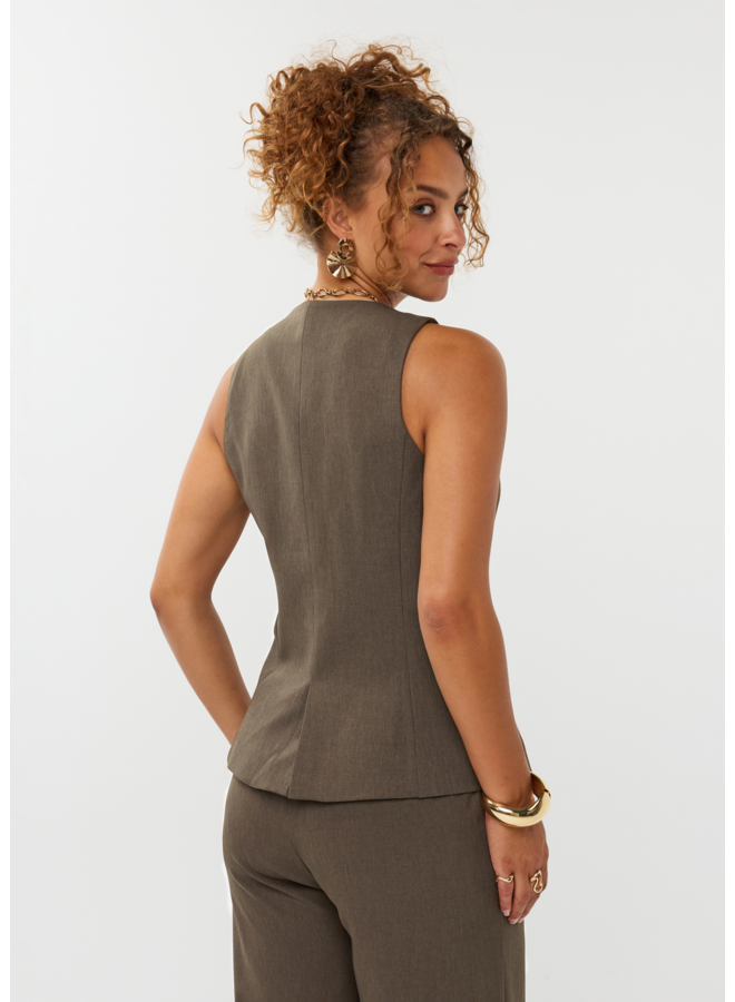 Gilet Mellie Mud