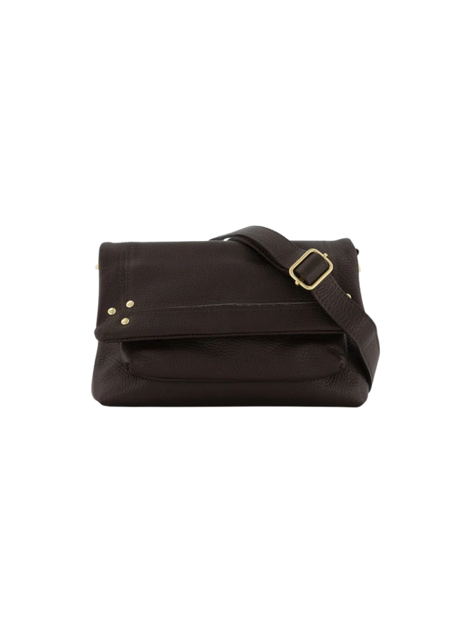 Jewelz tas Jade Classic Grain Donkerbruin/Goudkleurig