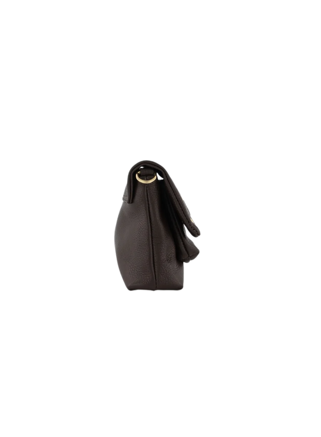 Jewelz tas Jade Classic Grain Donkerbruin/Goudkleurig