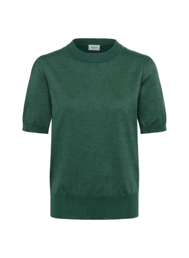 Top MilaSZ Korte Mouw June Bug Melange