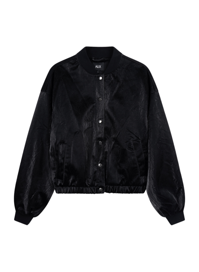 Jack Velvet Bomber Black