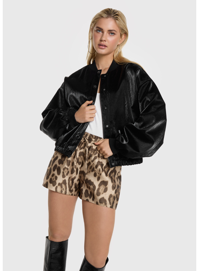 Jack Velvet Bomber Black