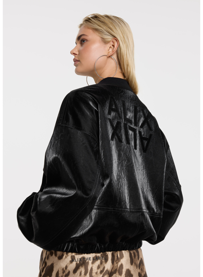 Jack Velvet Bomber Black