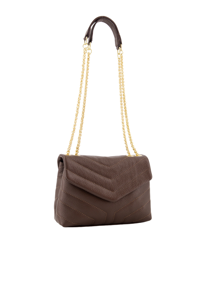 Jewelz tas Celine Classic Grain Bruin/Goudkleurig