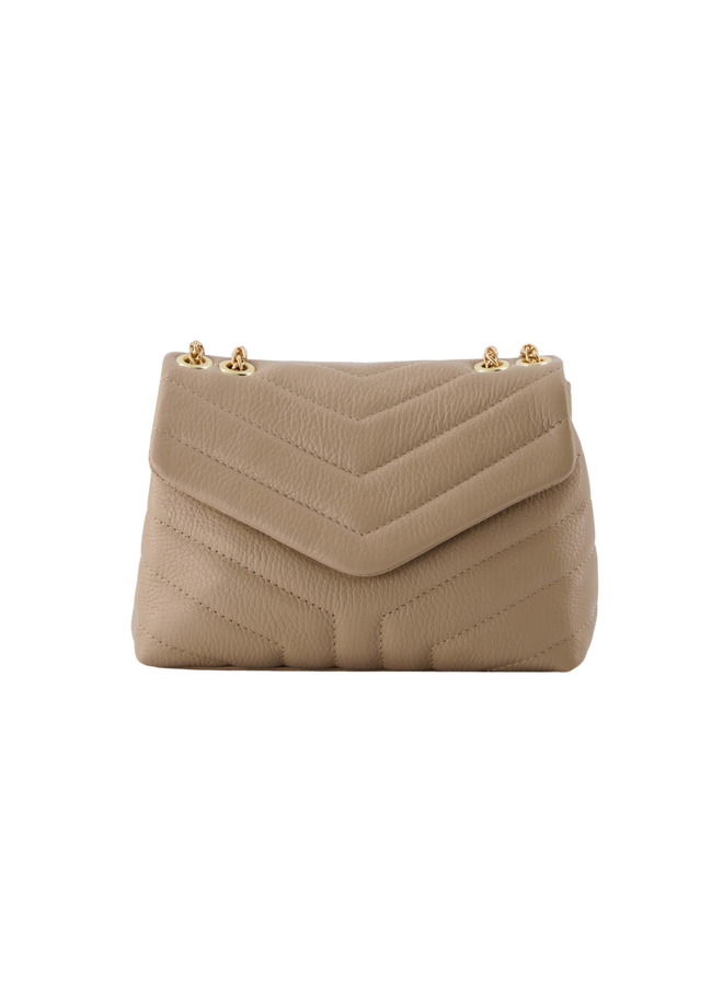 Jewelz tas Celine Classic Grain Taupe/Goudkleurig