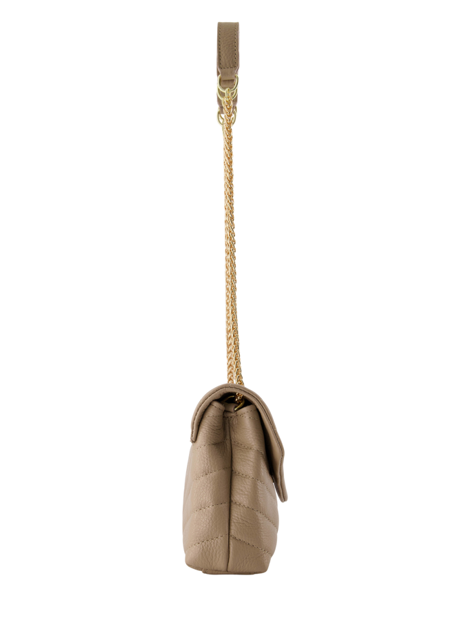 Jewelz tas Celine Classic Grain Taupe/Goudkleurig