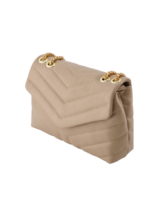 Jewelz tas Celine Classic Grain Taupe/Goudkleurig
