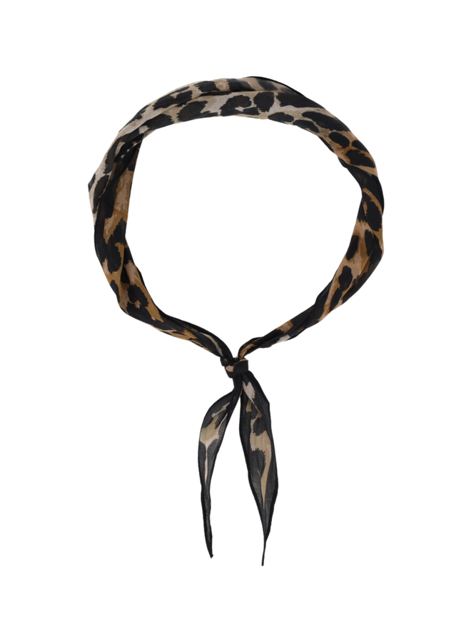 My Jewellery sjaaltje Panterprint Zwart