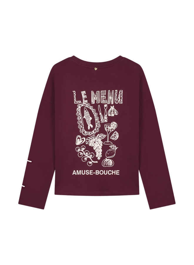 Top Phileine Deep Burgundy