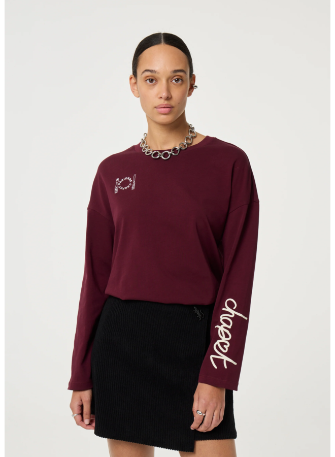 Top Phileine Deep Burgundy