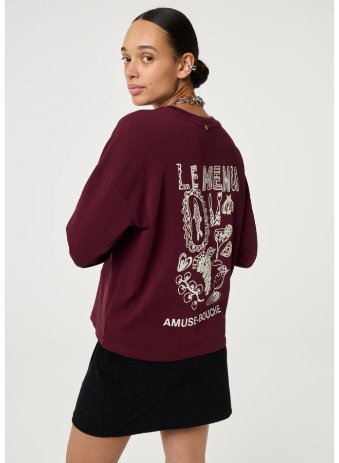 Top Phileine Deep Burgundy