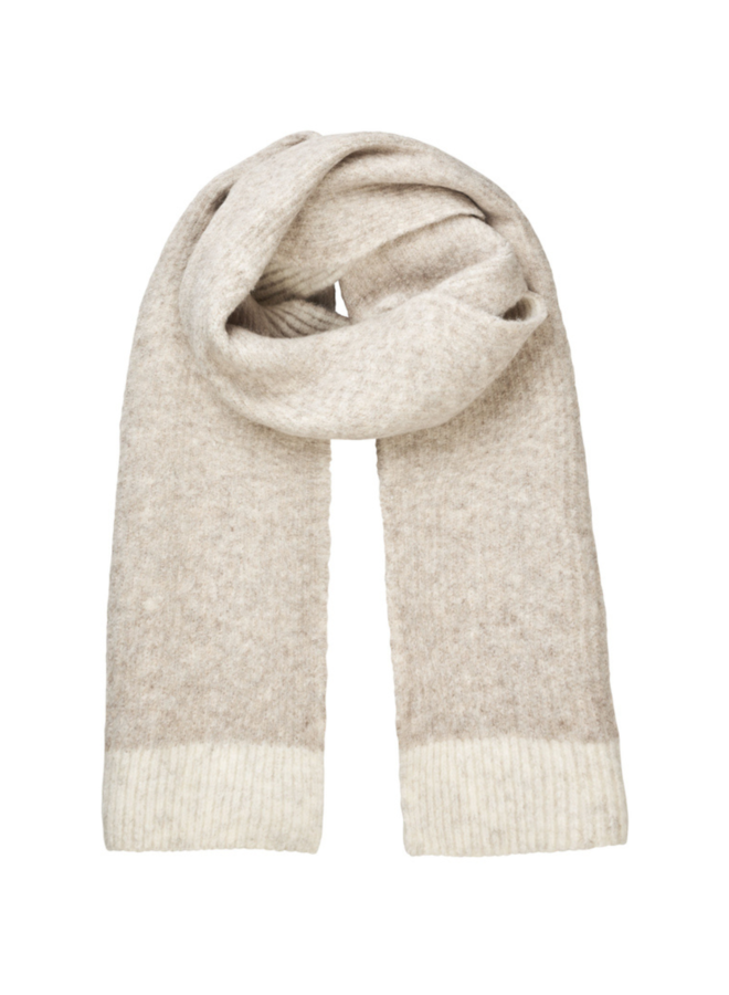 Sjaal Sanelina-M Light Grey Stripe