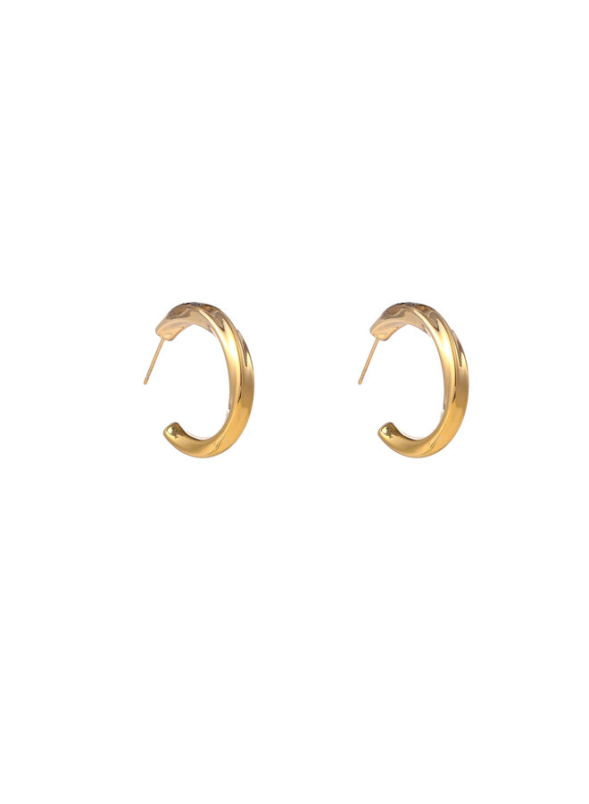 Day & Eve oorbellen E56234-2 Goudkleurig