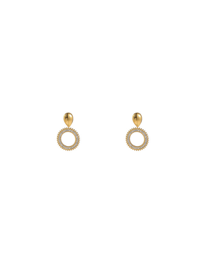 Day & Eve oorbellen E56432-2 Goudkleurig