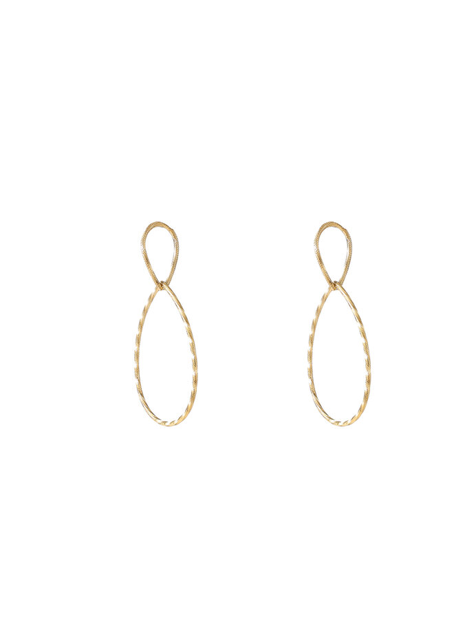 Day & Eve oorbellen E56356-2 Goudkleurig