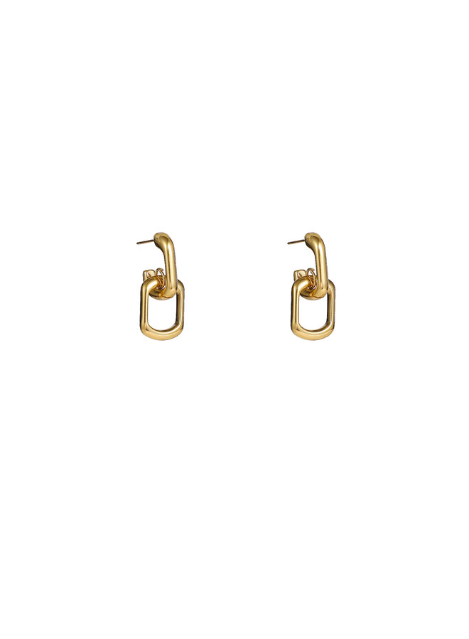 Day & Eve oorbellen E56243-2 Goudkleurig