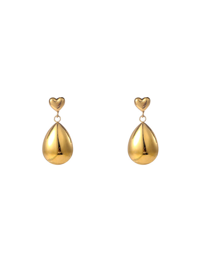 Day & Eve oorbellen E56255-2 Goudkleurig