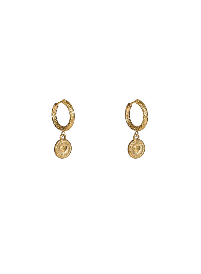 Day & Eve oorbellen E56109-2 Goudkleurig