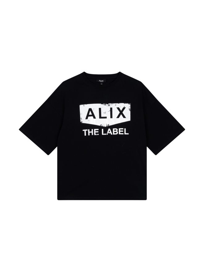 T-shirt Foil Print Black
