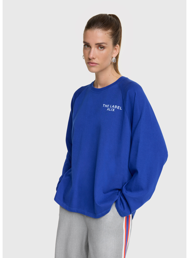 Top Longsleeve Intense Blue