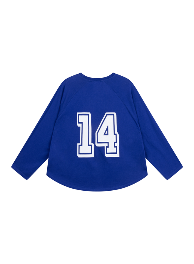 Top Longsleeve Intense Blue