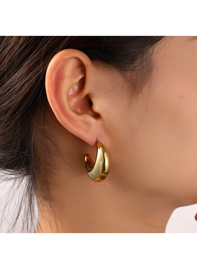 Day & Eve oorbellen E56228-2 Goudkleurig